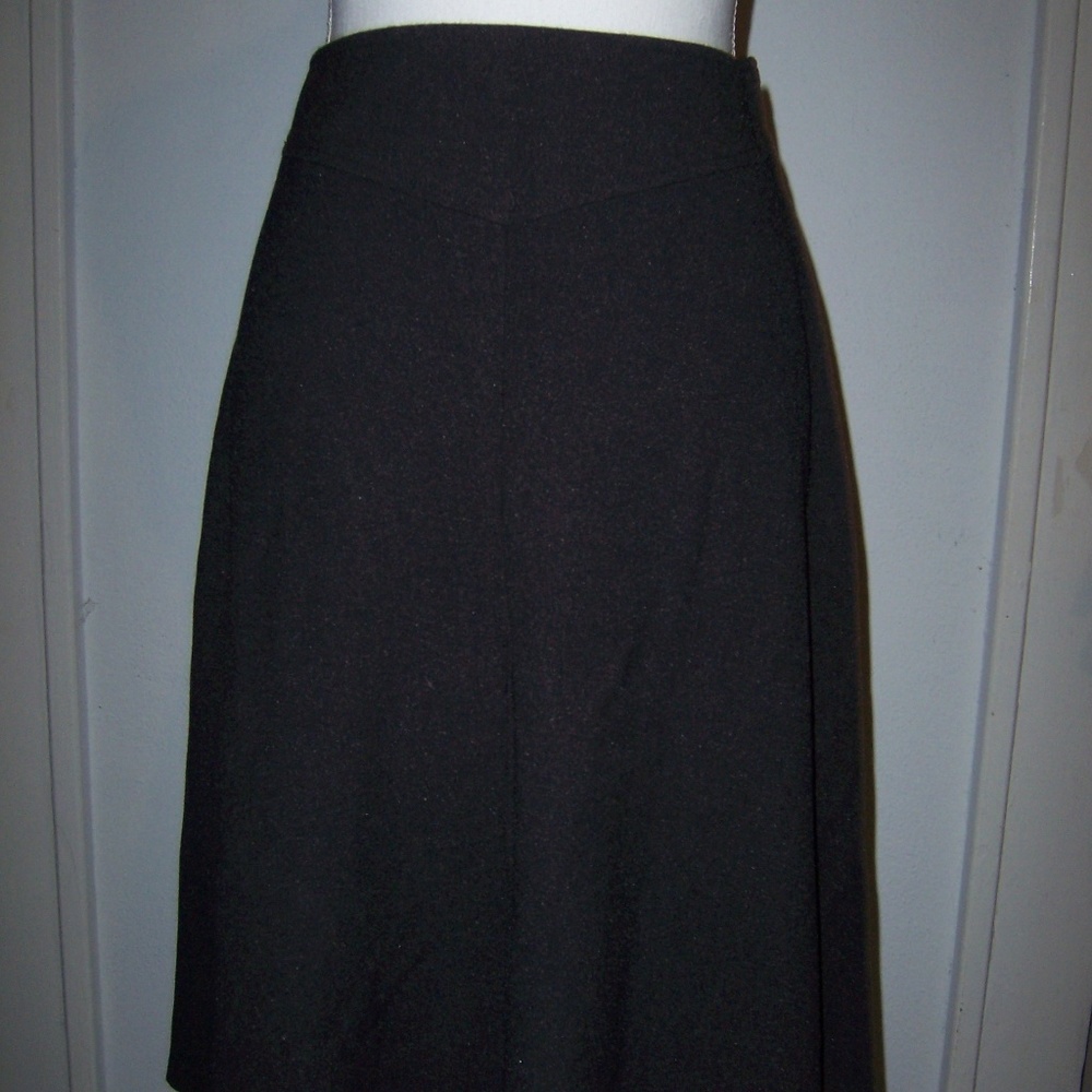 George Me Sz 4 A Line Skirt Wool Gray Mid Length